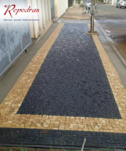 Mosaico Português Preto - Petit Pavê