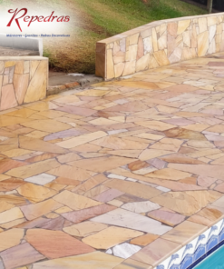 Pedra São Tomé Amarela em Cacos