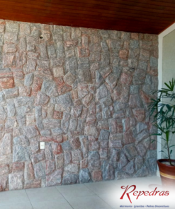 Pedra Madeira Rosa em Caco Irregular