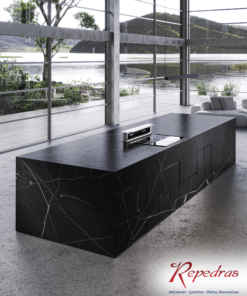 Quartzito Vicent Black Escovado